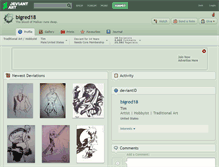 Tablet Screenshot of bigred18.deviantart.com