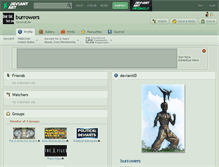 Tablet Screenshot of burrowers.deviantart.com