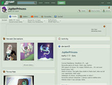 Tablet Screenshot of jupiterprincess.deviantart.com