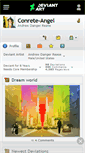 Mobile Screenshot of conrete-angel.deviantart.com