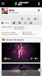 Mobile Screenshot of lena.deviantart.com
