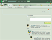 Tablet Screenshot of gelato.deviantart.com
