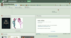 Desktop Screenshot of ellenandraindrops.deviantart.com