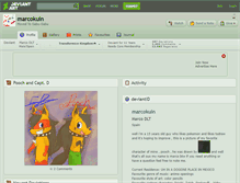 Tablet Screenshot of marcokuin.deviantart.com