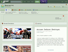 Tablet Screenshot of m-a-v-e-r-i-c.deviantart.com