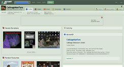 Desktop Screenshot of cabbagemanfans.deviantart.com