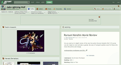 Desktop Screenshot of jade-lightning-wolf.deviantart.com