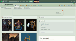 Desktop Screenshot of lost-in-concept.deviantart.com