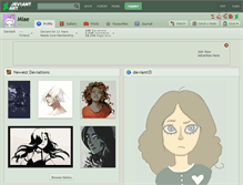 Tablet Screenshot of miae.deviantart.com