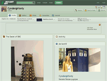 Tablet Screenshot of cyndergirlonly.deviantart.com