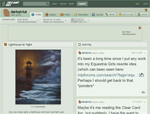 Tablet Screenshot of darkqiviut.deviantart.com