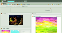 Desktop Screenshot of evonia.deviantart.com