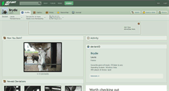 Desktop Screenshot of brydie.deviantart.com
