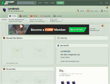 Tablet Screenshot of cynderplz.deviantart.com