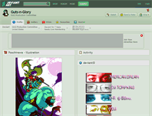 Tablet Screenshot of guts-n-glory.deviantart.com