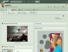 Tablet Screenshot of catldr24.deviantart.com