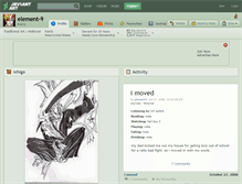 Tablet Screenshot of element-9.deviantart.com
