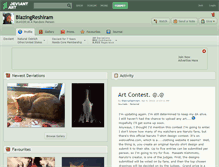 Tablet Screenshot of blazingreshiram.deviantart.com