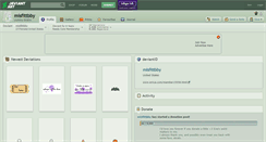 Desktop Screenshot of misfittbby.deviantart.com
