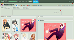 Desktop Screenshot of animeprincess143.deviantart.com