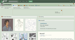 Desktop Screenshot of naviechance.deviantart.com