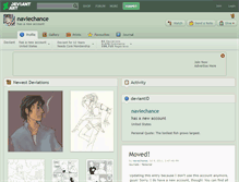 Tablet Screenshot of naviechance.deviantart.com