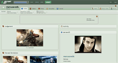 Desktop Screenshot of marcusavedis.deviantart.com