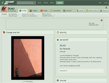 Tablet Screenshot of dijou.deviantart.com