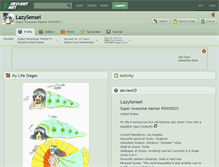 Tablet Screenshot of lazysensei.deviantart.com