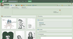 Desktop Screenshot of hanaway.deviantart.com