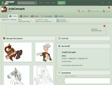 Tablet Screenshot of jruizconcepts.deviantart.com