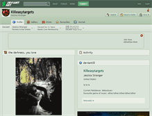 Tablet Screenshot of killeasytargets.deviantart.com