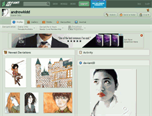 Tablet Screenshot of andrewkidd.deviantart.com