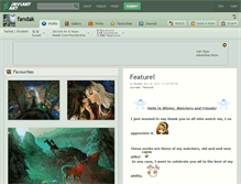 Tablet Screenshot of fandak.deviantart.com