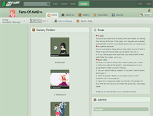 Tablet Screenshot of fans-of-mmd.deviantart.com