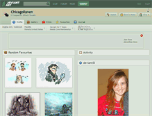 Tablet Screenshot of chicagoraven.deviantart.com