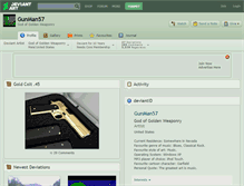Tablet Screenshot of gunman57.deviantart.com
