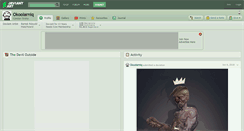 Desktop Screenshot of okoolarniq.deviantart.com