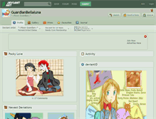 Tablet Screenshot of guardianbellaluna.deviantart.com