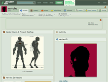 Tablet Screenshot of mr-roho.deviantart.com