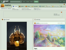 Tablet Screenshot of malahhai.deviantart.com
