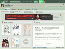 Tablet Screenshot of alextsuyoshi.deviantart.com