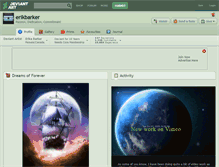 Tablet Screenshot of erikbarker.deviantart.com