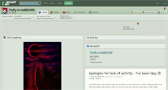 Desktop Screenshot of fluffy-is-hardcore.deviantart.com