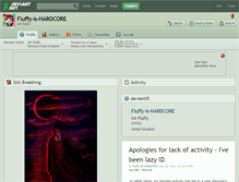 Tablet Screenshot of fluffy-is-hardcore.deviantart.com