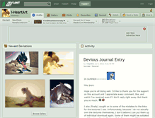 Tablet Screenshot of i-heartart.deviantart.com