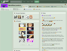 Tablet Screenshot of naruhina-lovers.deviantart.com