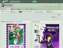 Tablet Screenshot of mayuaikawa.deviantart.com