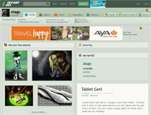 Tablet Screenshot of akago.deviantart.com