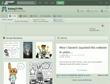 Tablet Screenshot of kelsey51996.deviantart.com